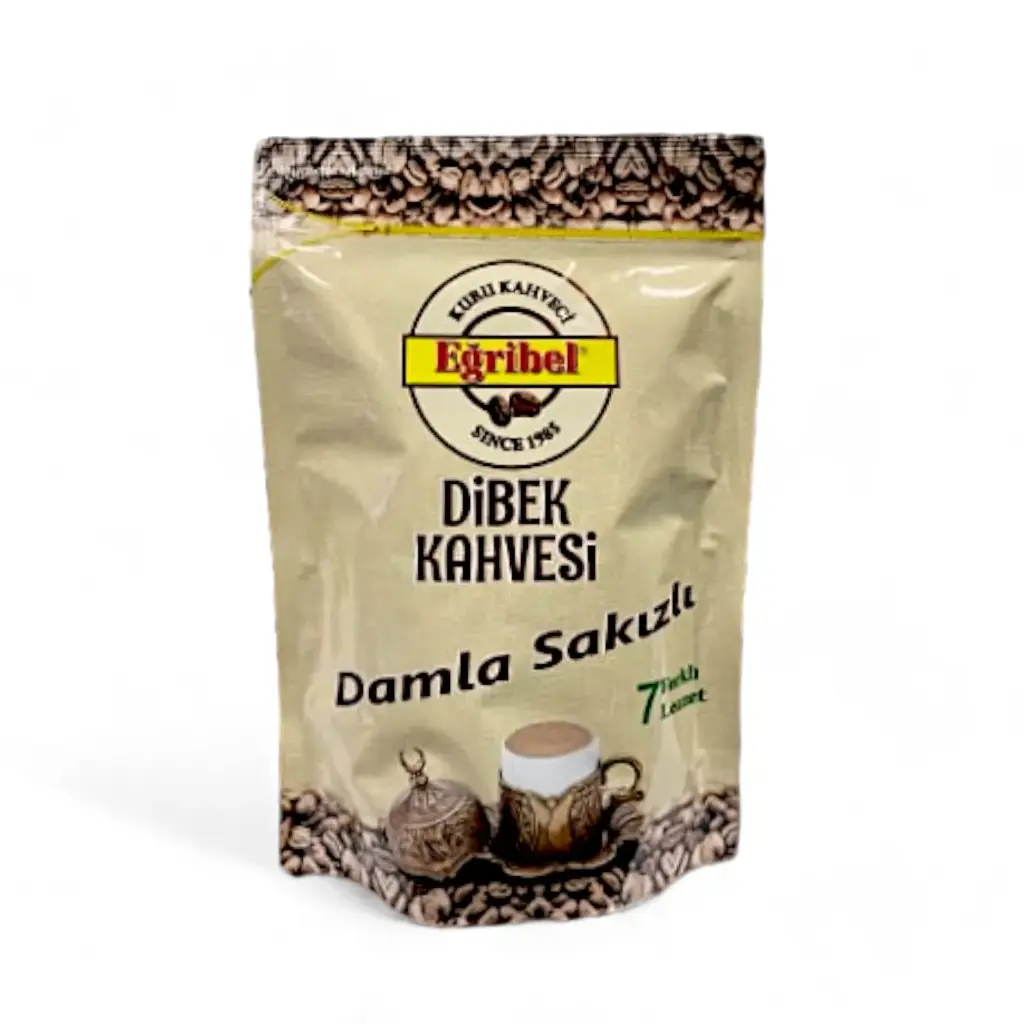 Eğribel Dibek Kahvesi Damla Sakızlı – 7 Farklı Lezzet 150 gr