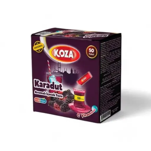 Karadut Aromalı İçecek Tozu 50 Paket – Koza
