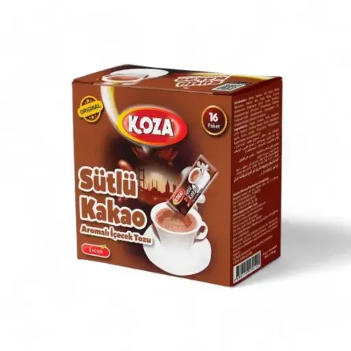 Sütlü Kakao Aromalı İçecek Tozu 16 Paket – Koza
