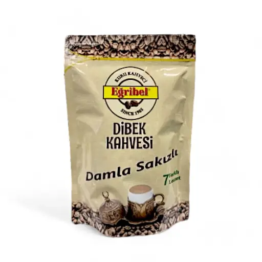 Eğribel Dibek Kahvesi Damla Sakızlı – 7 Farklı Lezzet 150 gr